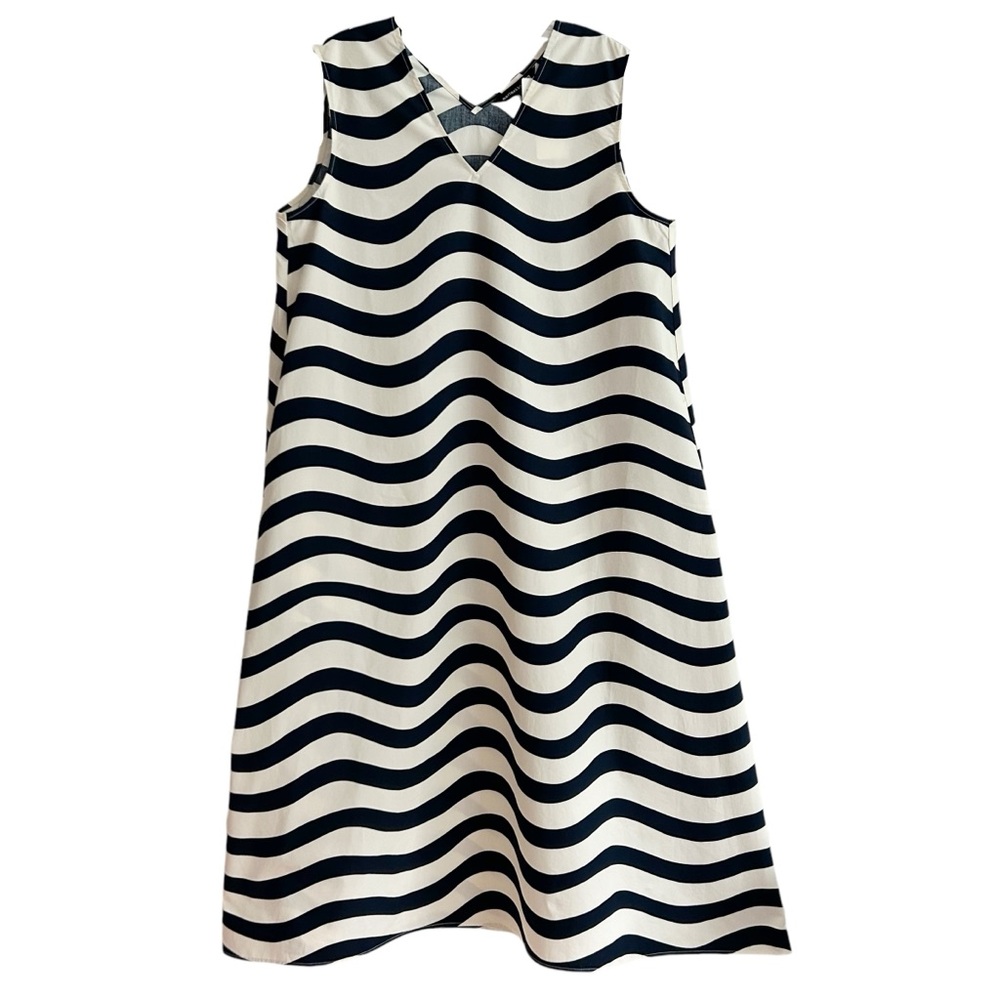 NEW Marimekko V-Neck Sleeveless Flare Dress L